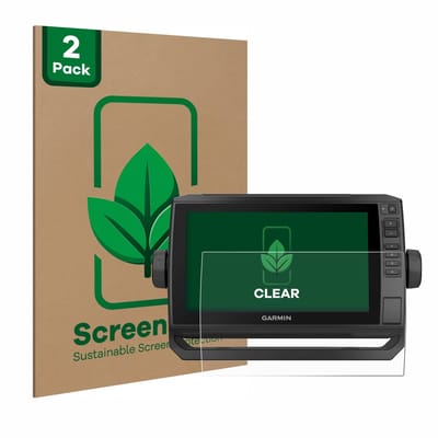 2 Stuks Screenprotector voor Garmin ECHOMAP UHD 92sv - Hoogwaardige Beschermfolie transparant