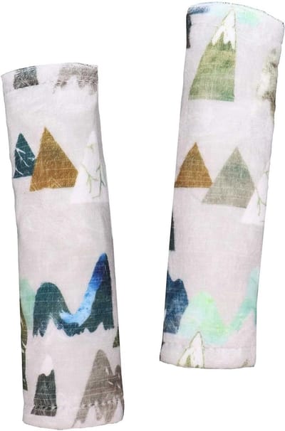 Baby Gordelhoes - Schouderpads - Comfortabel Reizen - Zachte Minky Stof - 2 Stuks - Paars