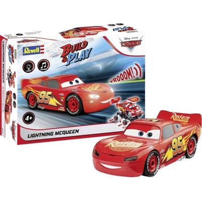 Revell Modelbouwpakket Militaire voertuigen - 06562 First Construction - Lightning McQueen - Disney-Cars - Licht en Geluid - voor Kids Plastic - 1:20 - Modelbouw