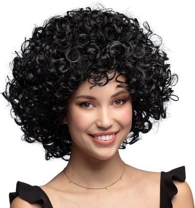 Boland - Pruik Candice Zwart - Golvend - Lang - Vrouwen - Showgirl -