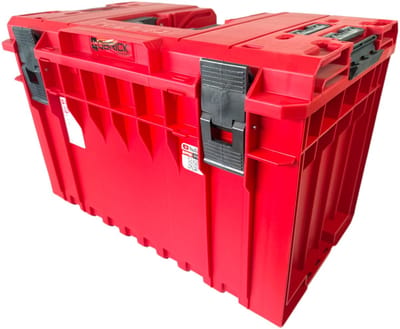Qbrick System ONE 450 Vario RED ULTRA HD Custom gereedschapskoffer modulaire organizer 585 x 385 x 420 mm 52 l stapelbaar IP66 - oude versie