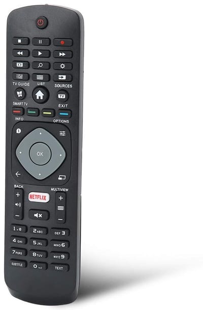 Allecto - Vervangende afstandsbediening - Smart TV afstandsbediening - 10m bedieningsafstand - Geschikt voor HOF16H303GPD24 - Voor NET-FLIX - Hoogw...