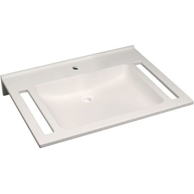 Geberit Publica washbasin 70 x 55 cm with 1 tap hole center 402170016