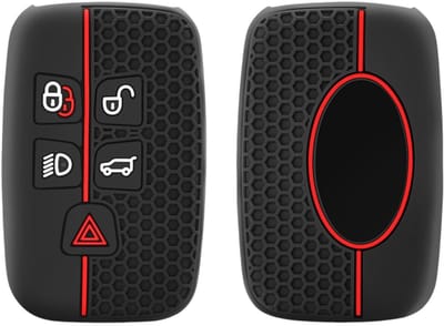 Dailygoody - Siliconen autosleutel hoesje - Bescherming voor autosleutels - Milieuvriendelijke silicone - Luxe uitstraling - Geschikt voor Land Rover ...