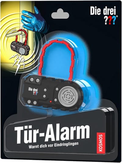 Drie Vraagtekens Deuralarm - Draagbaar Inbraakalarm voor Veilige Kamers