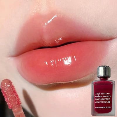 Nieuwe Jelly Mirror Lip Glaze Water Lipgloss Sexy Rode Lip Tint Vloeibare Lipstick Hydraterende Natuurlijke Schoonheid Lip Make-up