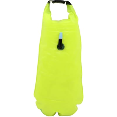 Zwemboei Open Water Zwem Bellen Veiligheid Drijvende Tas Hoge Zichtbaarheid voor Buitenwatersport yellow