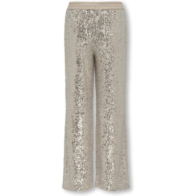 ONLY kids meisjes broek FRANSA Moonbeam DTM Sequins Straight Fit