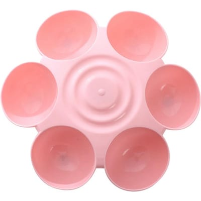 6 In 1 Hondenkom Puppy Slow Feeder Hondenkom Kat Waterfles Bloemvorm Kat Water Voerbak Gezonde Dieet Schotel Huisdier Accessoire