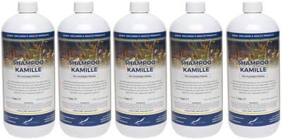 Shampoo Kamille - 1 liter - 5 Stuks - Voordeelverpakking - Haarverzorging