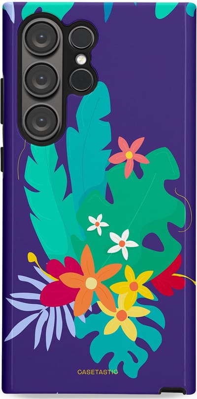 Casetastic Hoesje Geschikt voor Samsung S23 Ultra - Stijlvolle Beschermende Duo-layer Case - Surfplant
