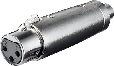 XLR (v) - RCA (v) adapter