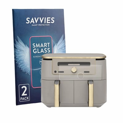 2 Stuks Savvies Screenprotector - geschikt voor Ninja Max 6-in-1 AirFryer DZ400EU - beschermfolie glas transparant