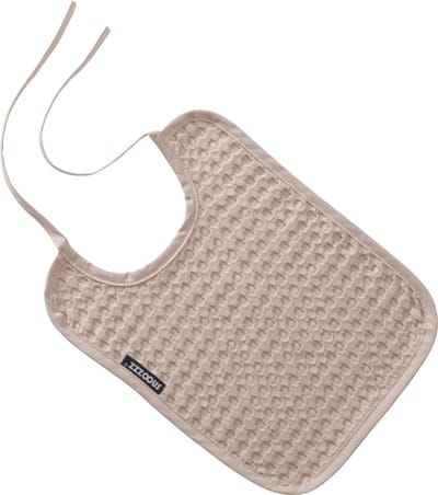 Snoozzz Slabbetje - 100% Zachte Katoen - 33x25cm - Wafel Sand