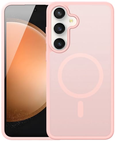 Dux Ducis Hoesje - Geschikt voor Samsung Galaxy S25 FE Hoesje - Dux Ducis Yind Series - Back Cover Mat Transparant - MagSafe Compatible - Roze