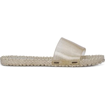 Ilse Jacobsen Cheri0196 Slip-on Flip Flops Platin Size: 36 | Slippers & Flip Flops Outlet | Dames | Grijs
