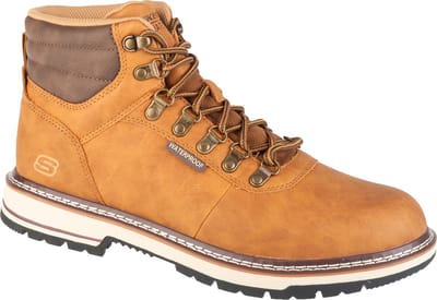 Skechers Corado heren veterboot - Cognac - Maat 42