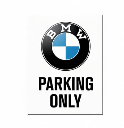 Magneet BMW parking 6 x 8 cm