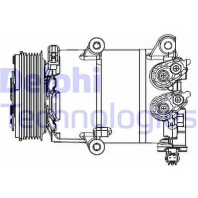 Compressor airconditioning DELPHI CS20553
