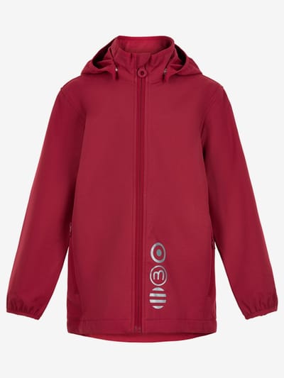 Minymo Softshell Jas Junior Polyester Rood Maat 128