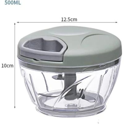 500/900ML Knoflookhakker Handmatige Knoflookpers Voedsel Groentesnijder Vleesmolens Keukengadgets Handhakmolen Knoflookstamper gray