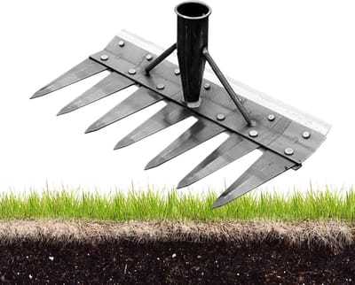 Onkruidverwijderaar - Tuin Hark - Gras Verwijderen - Mangaanstaal Koolstofstaal - 300g 9x17.5cm