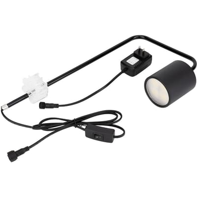 Lampe LED étanche pour aquarium avec clip 12 W  (noir) noir