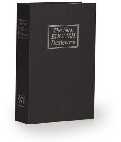 Securata Boek kluis met cijferslot - Zwart - 155 x 240 x 55 cm - Kluis met cijferslot - Verborgen Kluis in boek