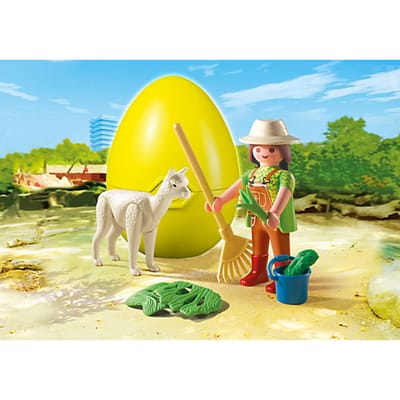 PLAYMOBIL Easter Eggs Dierenverzorger met alpaca - 4944