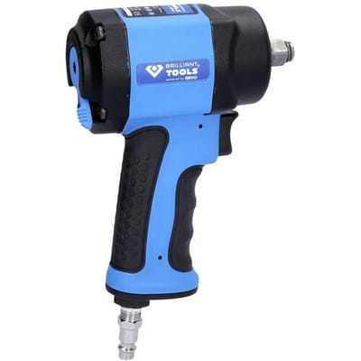 Brilliant Tools BT160400 Pneumatische slagmoersleutel Gereedschapshouders: 1/2 (12.5 mm) Draaimoment (max.): 1240 Nm