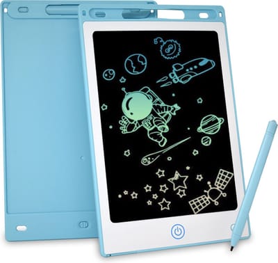 Tekenbord kinderen Kiraal - Tekentablet - LCD Tekentablet kinderen - Grafische tablet kinderen - Kindertablet Blauw
