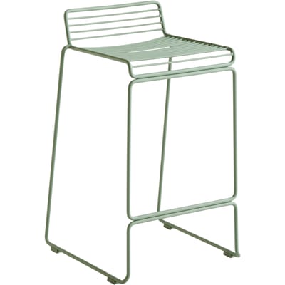 HAY Hee Bar Stool - Zithoogte 65 cm - herfstgroen