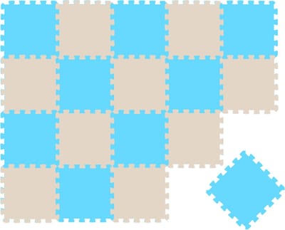 Van dag Één: 18-delige Baby Puzzel Speelmat - 30x30 EVA Schuim Kruipmat Vloermat Speeltapijt Kind