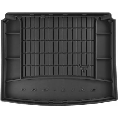 Frogum DryZone - Kofferbakmat - Geschikt voor Volkswagen Golf IV 1997-2006 - Met volwaardig reservewiel - Anti-slip - Zwart