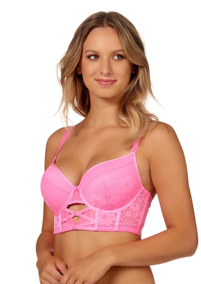 Cup D-G Voorgevormde longline bustier Stevie