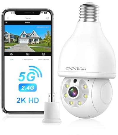 Draadloze Binnen WiFi Camera met 2K Beeldkwaliteit - Beweging Detectie, Dubbele Gesprekken, Nachtzicht, Geschikt voor Alexa