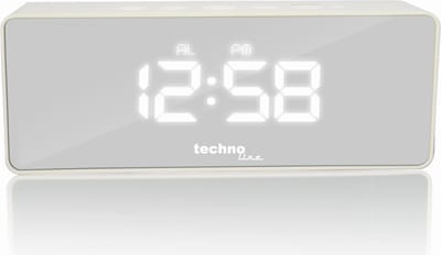 Technoline WT 475 - Wekker - Digitaaal - Quartz - 12/24 - Datumaanduiding - Binnentemperatuur - Alarm - Snooze - Zwart