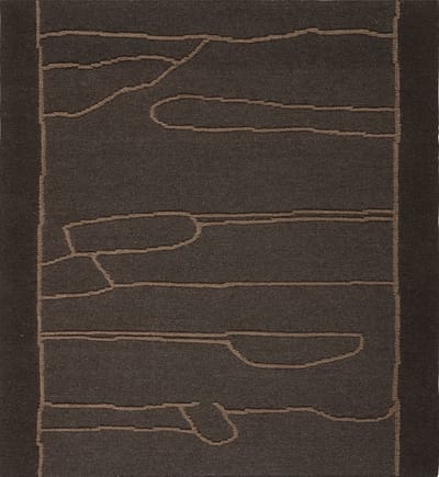 Acsento x Sofie Neirynck Frequenza Vloerkleed - 240 x 270 cm - Bruin - Rechthoekig - Wol, Katoen - Woonkamer, Eetkamer, Slaapkamer - Abstract - Modern, Design, Boho