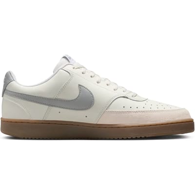 Nike Court Vision Low - Maat 39 - Sail/Light Orewood Brown/Wit/Light Smoke Grey / Wit Bruin - Court - Lifestyle - Heren Sneakers voor Mannen