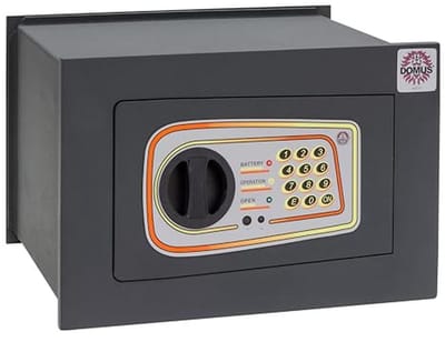 Wandkluis met elektronisch slot - Donkergrijs