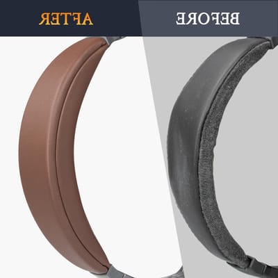 Vervangingsset voor Oorkussens, Hoofdband en Siliconen Bescherming voor Over-Ear Hoofdtelefoons - Geschikt voor Bose QuietComfort 15 en 2 - Koffiekleur