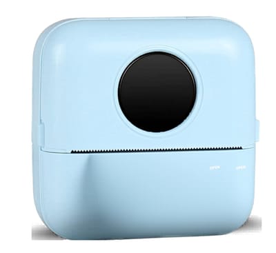 DnA® Mini Printer - Fotoprinter - Fotoprinter Voor Smartphone - Labelprinters - Blauw - 9cm x 7cm x 2cm