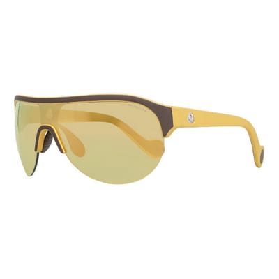 Moncler ML0049 50L OO Yellow Sunglasses