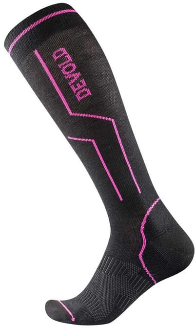 Devold Of Norway Merino Compressiekousen Zwart EU 35-37
