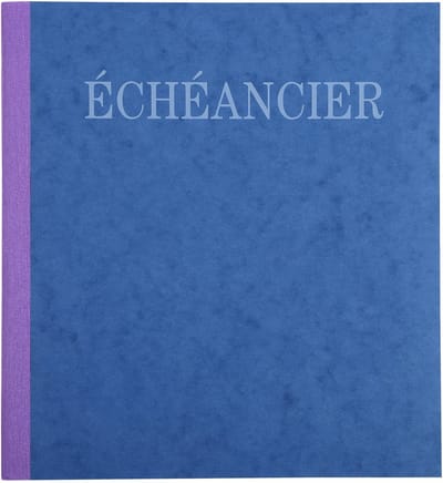 Exacompta 5x Standaard register Planning - Vervaldagboek - 21x19 cm - 80 blad - Franstalig - Geassorteerd - 960E