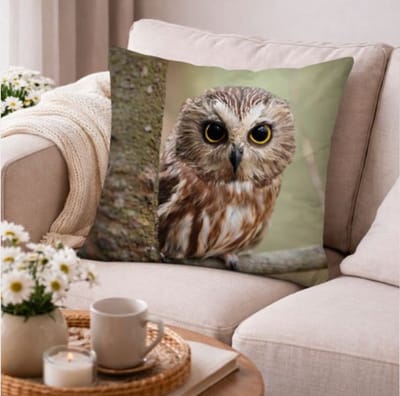Velvet Enchanted Owls Collection Kussenhoes - Uil - 45x45 cm