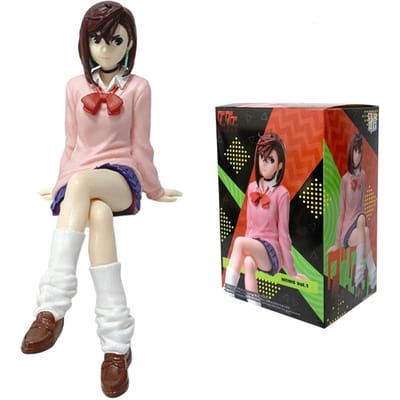 Nieuwste Anime Dandadan Ayase Momo Shiratori Aira Zittende houding S.H.Figuarts Getransformeerd Montage PVC Model Speelgoed Actiefiguren Cadeau black