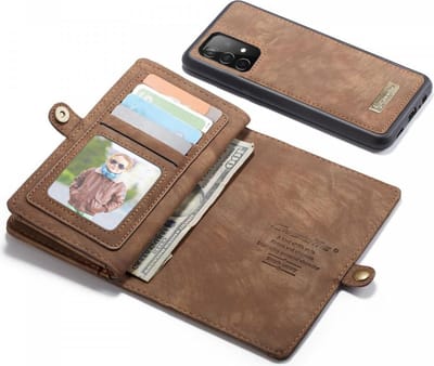 CaseMe 008 Hoesje Book Case en Back Cover Geschikt voorSamsung A52 / A52S Bruin