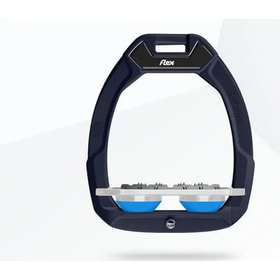 Veiligheidsstijgbeugels Plat Ultra Grip Bruin/Grijs/Blauw Flex-On Safe-On