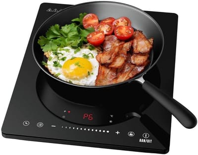 KAD® Inductie Kookplaat Vrijstaand - Vrijstaand & Inbouw - Elektrische Kookplaat - Zwart - 29cm x 37cm x 5cm